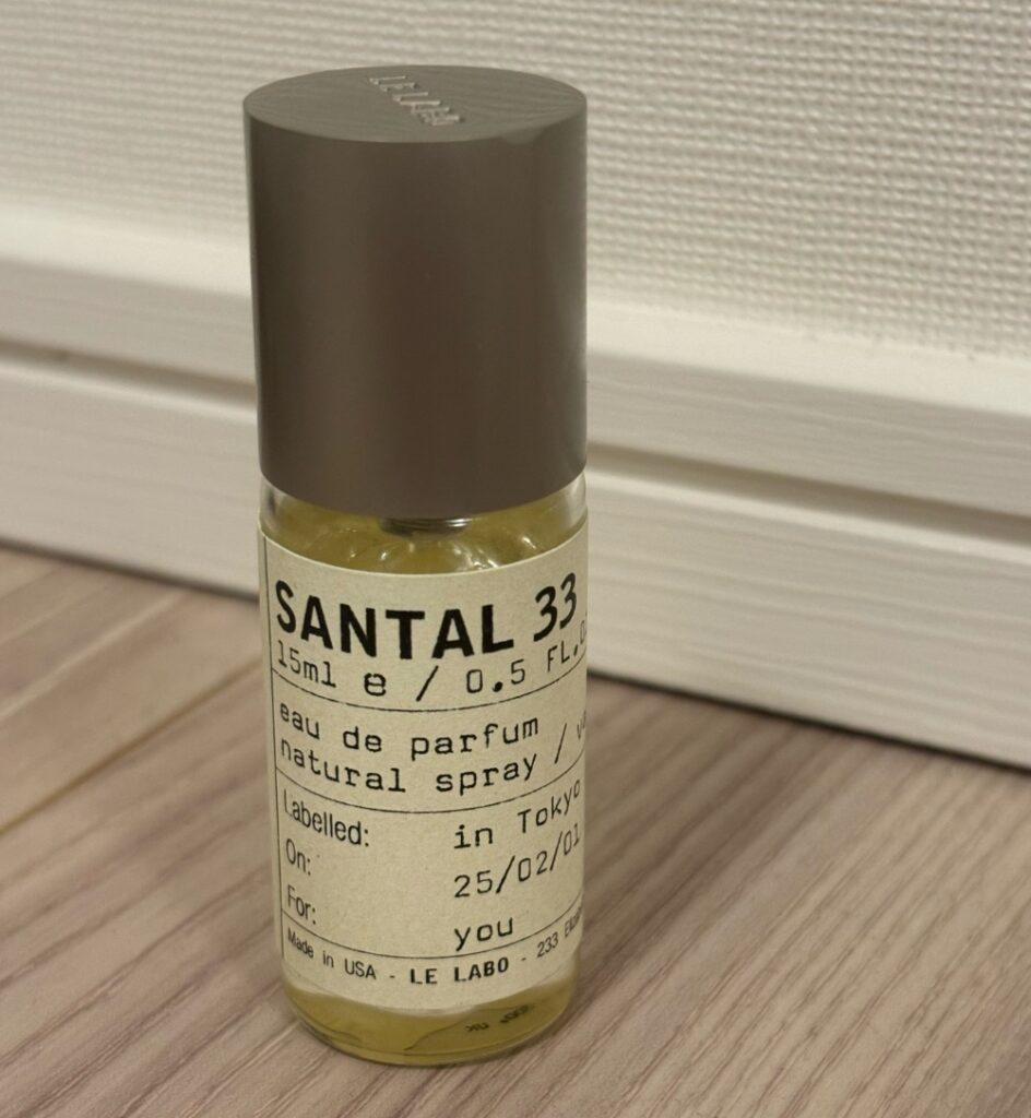 ルラボのサンタル33（15ml）の実物
