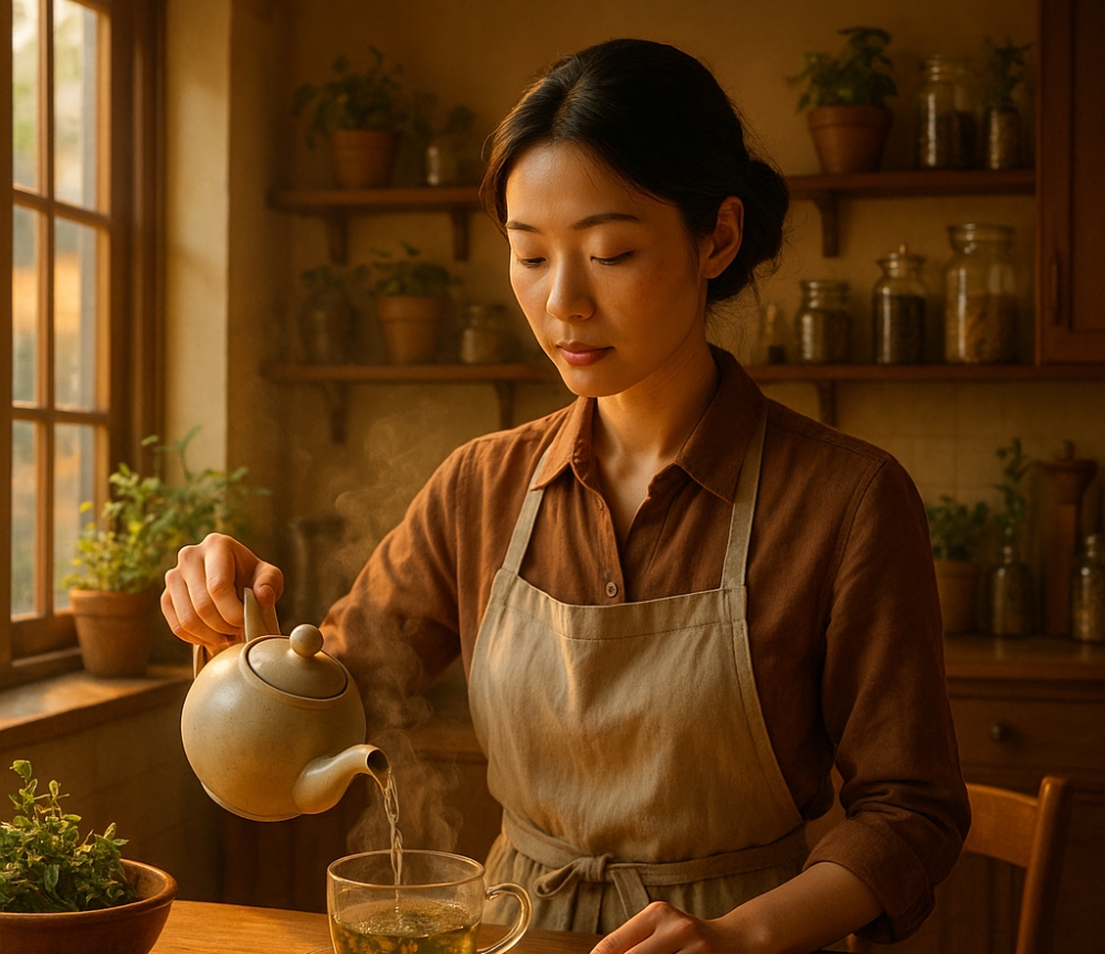 カモをつけている人のイメージ