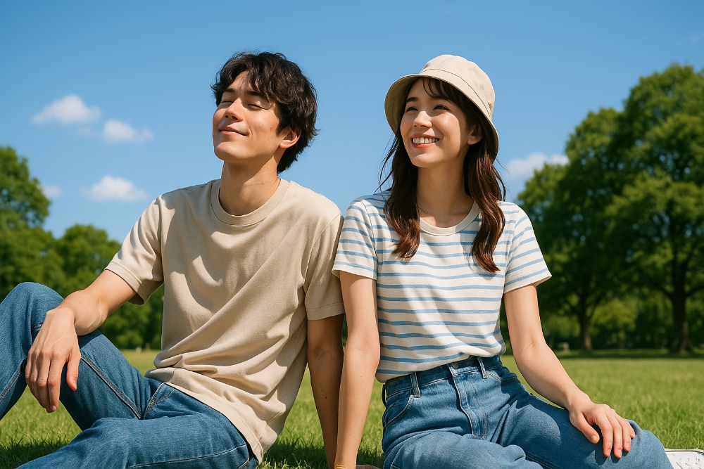 ティー トニックをつけている人のイメージ