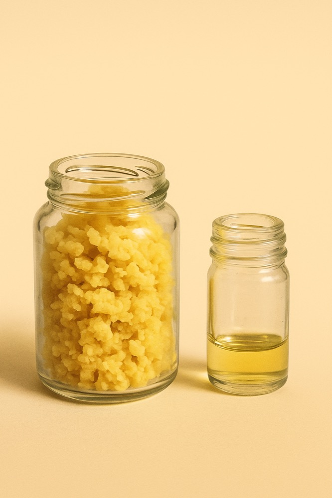 オリスバターから脂肪酸を除去