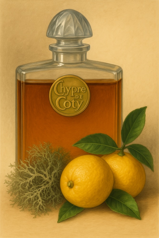 コティのシプレとオークモスとベルガモット