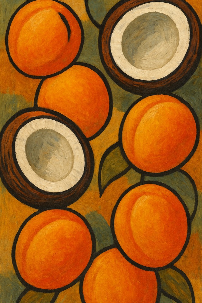 ラクトンC10が含まれている果物のイメージ