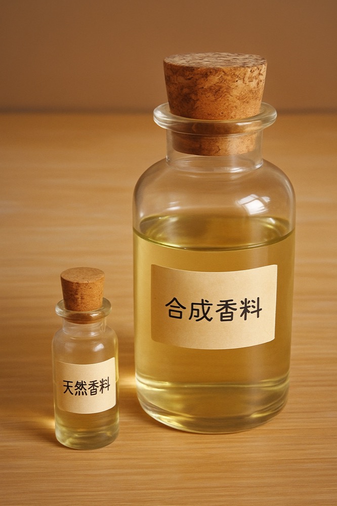 天然香料と合成香料のアイリスのイメージ