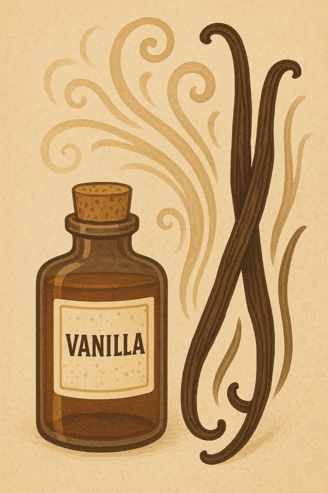 バニラの香料のイメージ