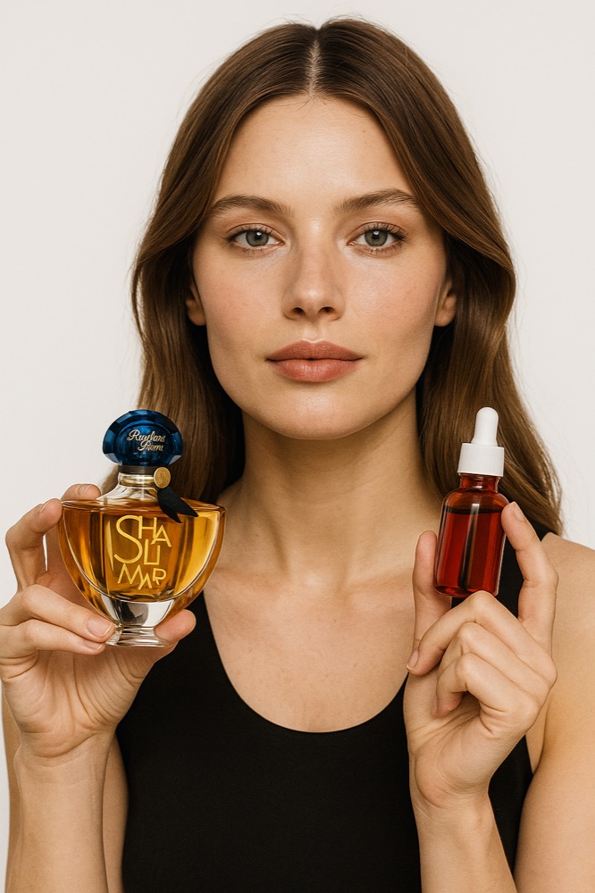 ゲランのシャリマーとエチルバニリンのイメージ