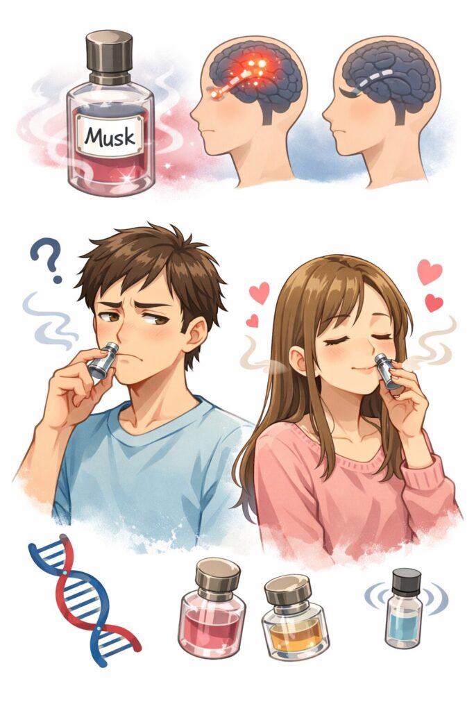 ムスクは遺伝的に感じにくい人もいる